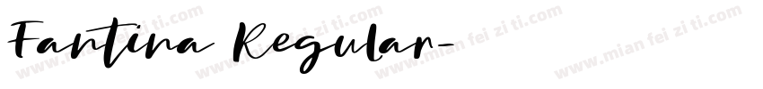 Fantina Regular字体转换